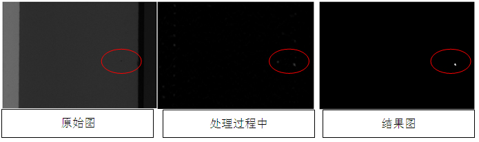 視覺檢測異常之黑點